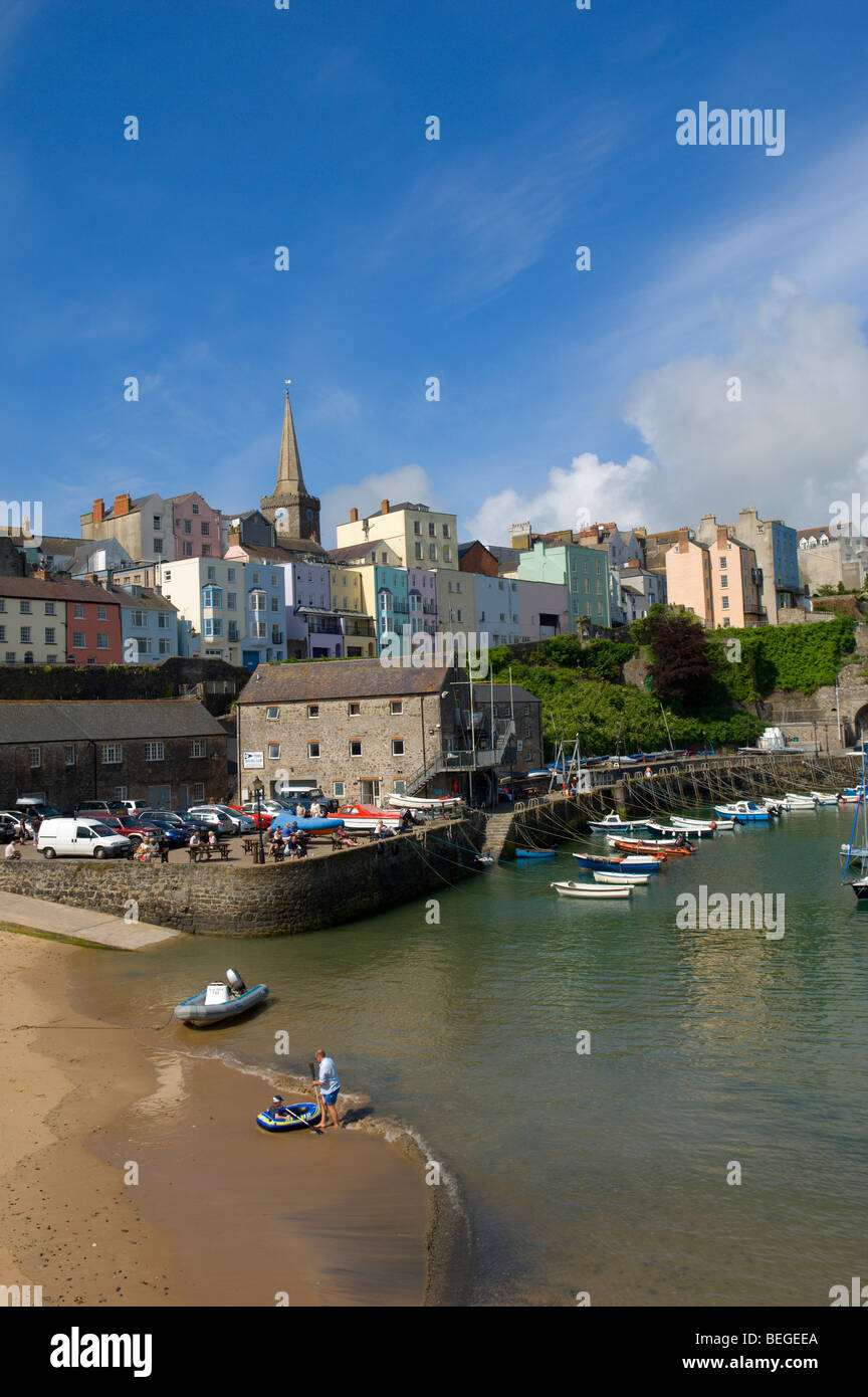 Tenby, Pembrokeshire, Wales, Vereinigtes Königreich. Stockfoto