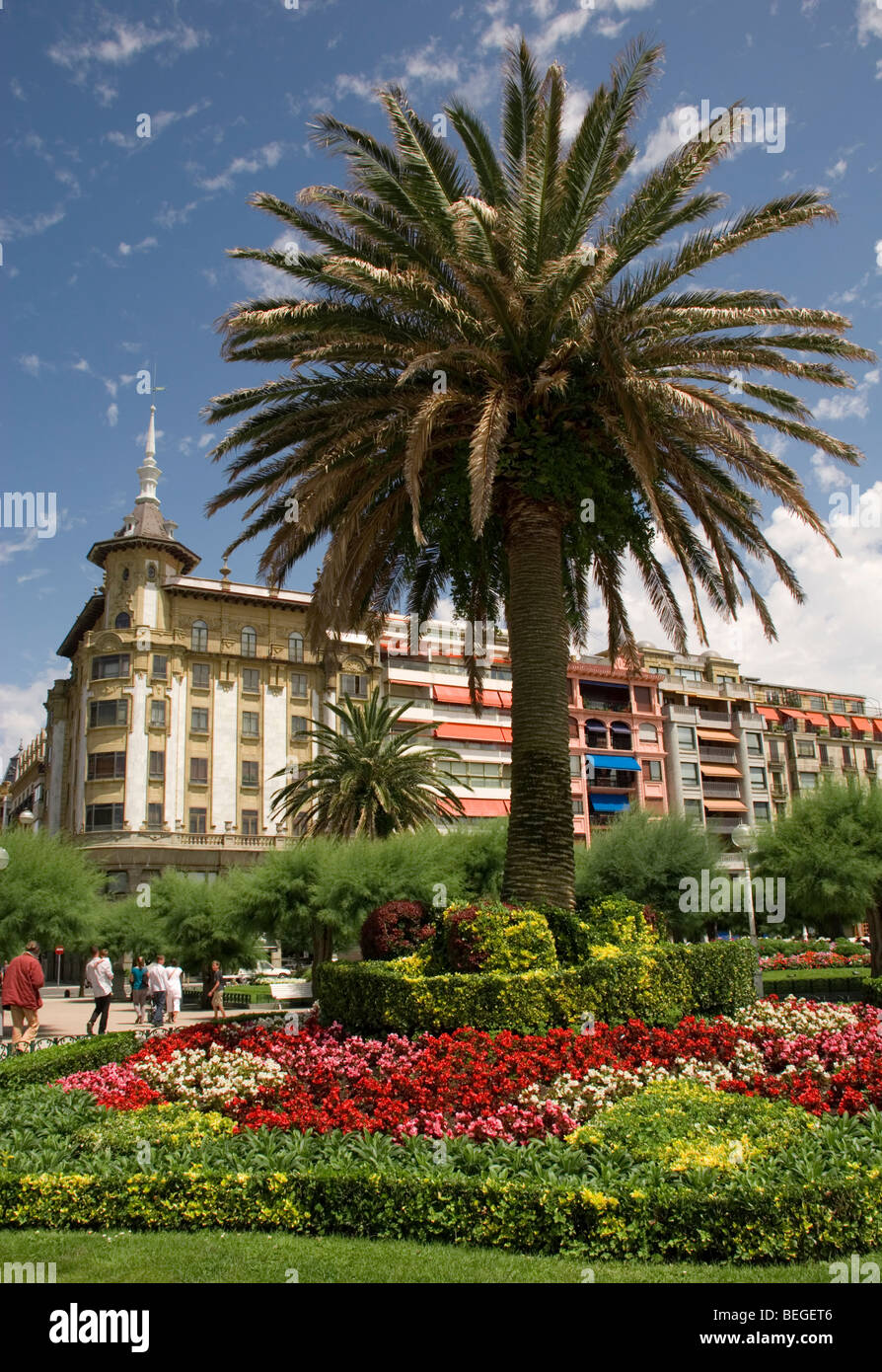 Park de Alderdi-Eder, in San Sebastian, Baskenland Stockfoto