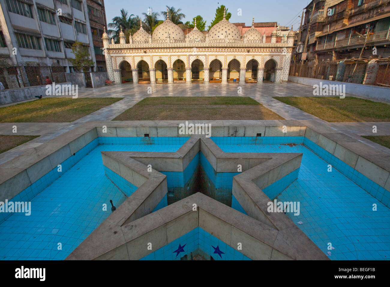 Sterne-Moschee oder Tara Masjid in Dhaka Bangladesch Stockfoto