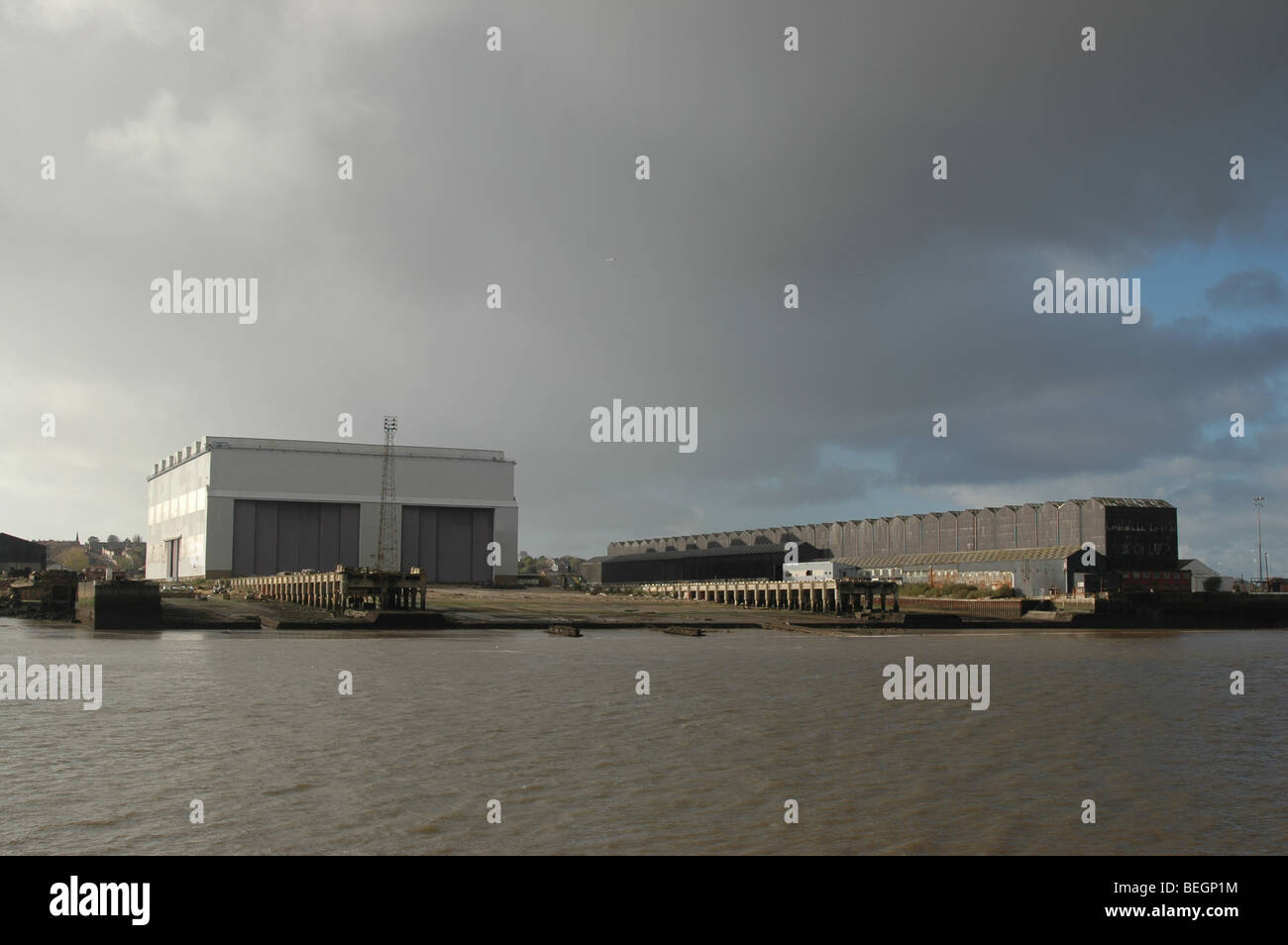 Werft Cammell Laird, Birkenhead, Stockfoto