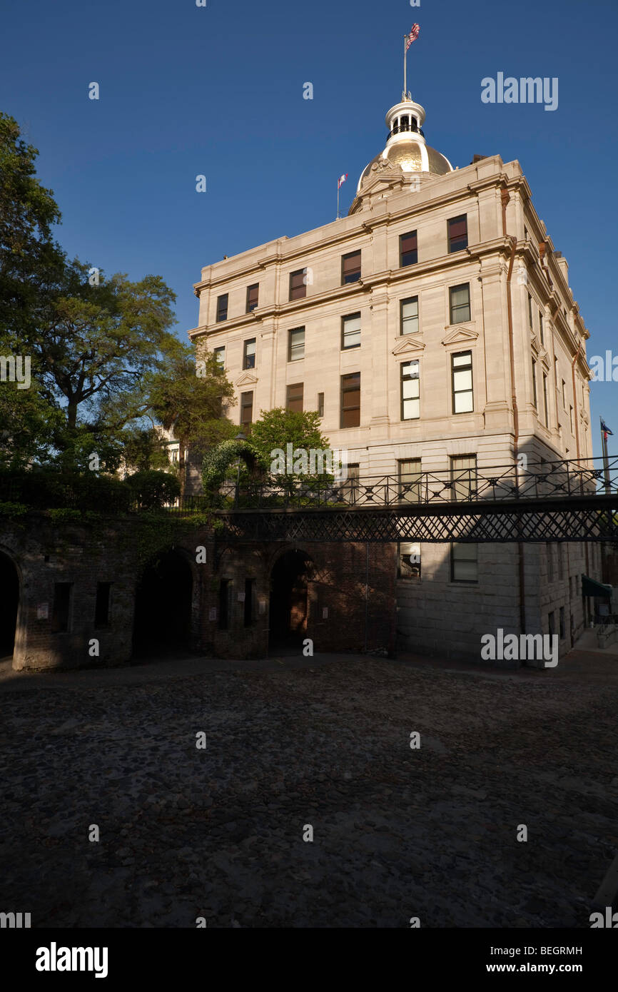 Savannah, Georgia, südländischen Charme historisches Viertel Stockfoto