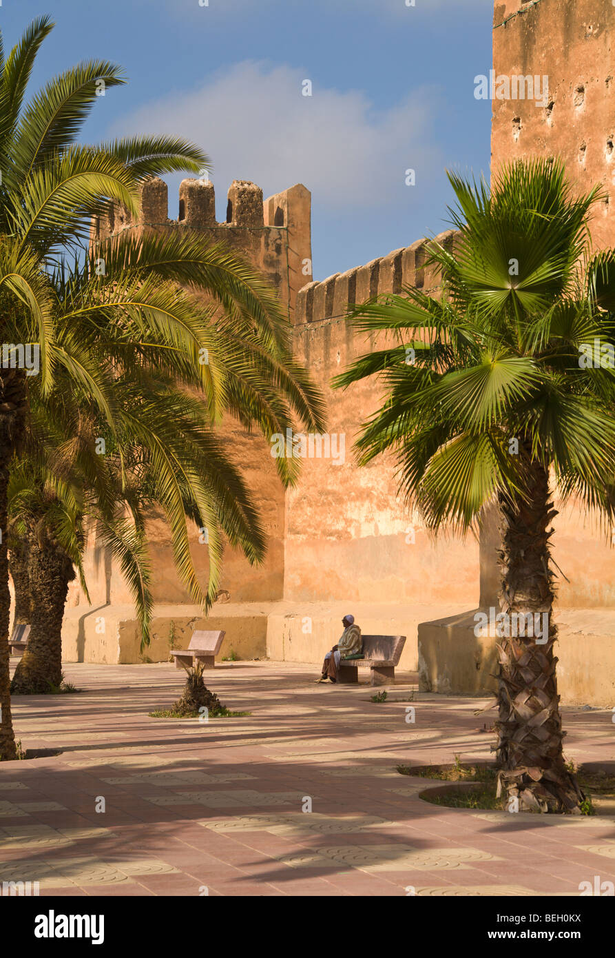 Mauern der Stadt Taroudant Marokko Stockfoto