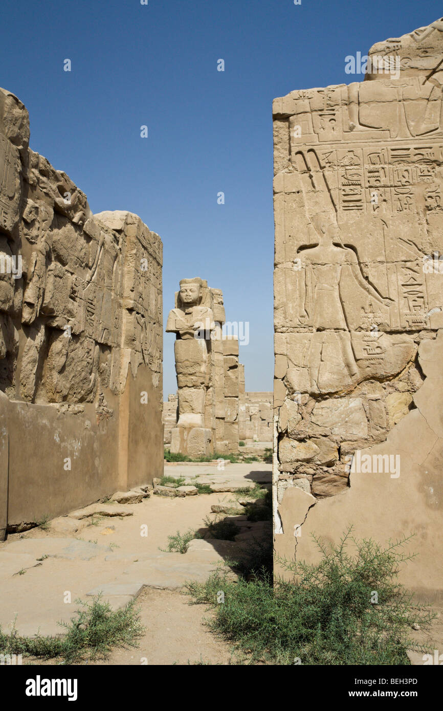 Impressionen der Karnak Tempel, Luxor, Ägypten Stockfoto