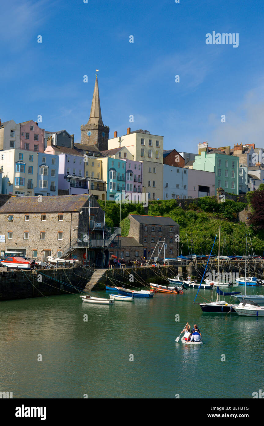 Tenby, Pembrokeshire, Wales, Vereinigtes Königreich. Stockfoto