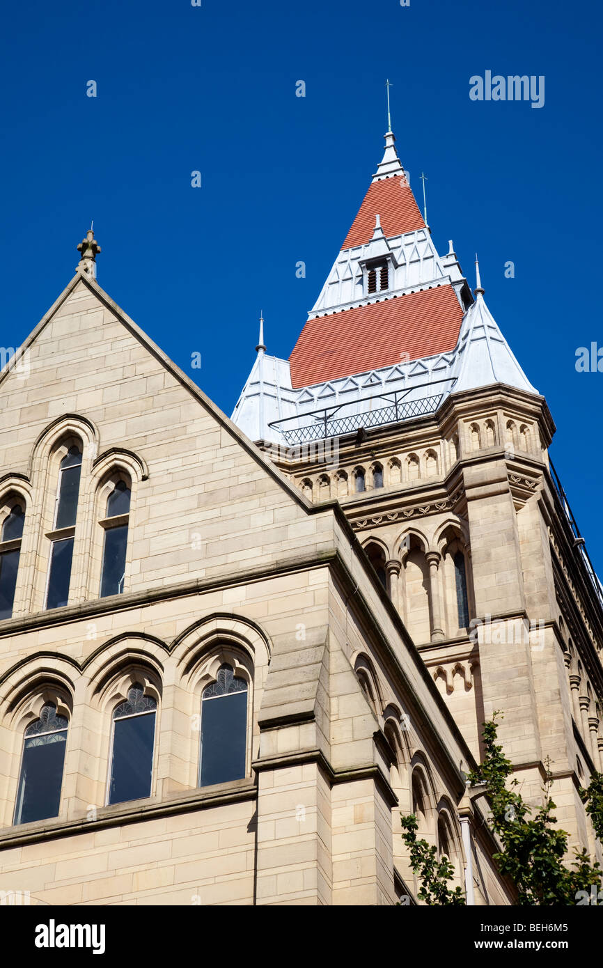 Whitworth Gebäude von alten Viereck, Oxford Road, der University of Manchester, UK Stockfoto