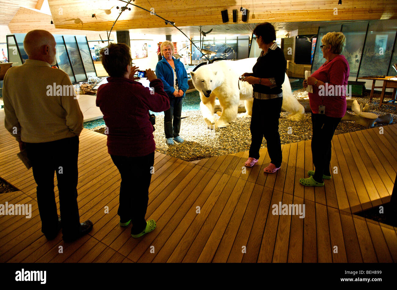 Spitzbergen, Svalbard, Longyearbyen museum Stockfoto
