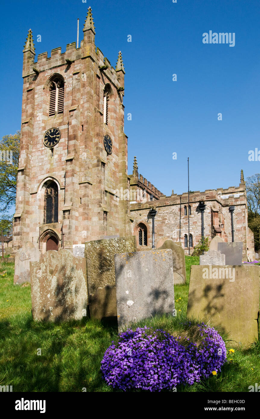 Hartington Kirche Peak District Dorf von Hartington Derbyshire England Stockfoto