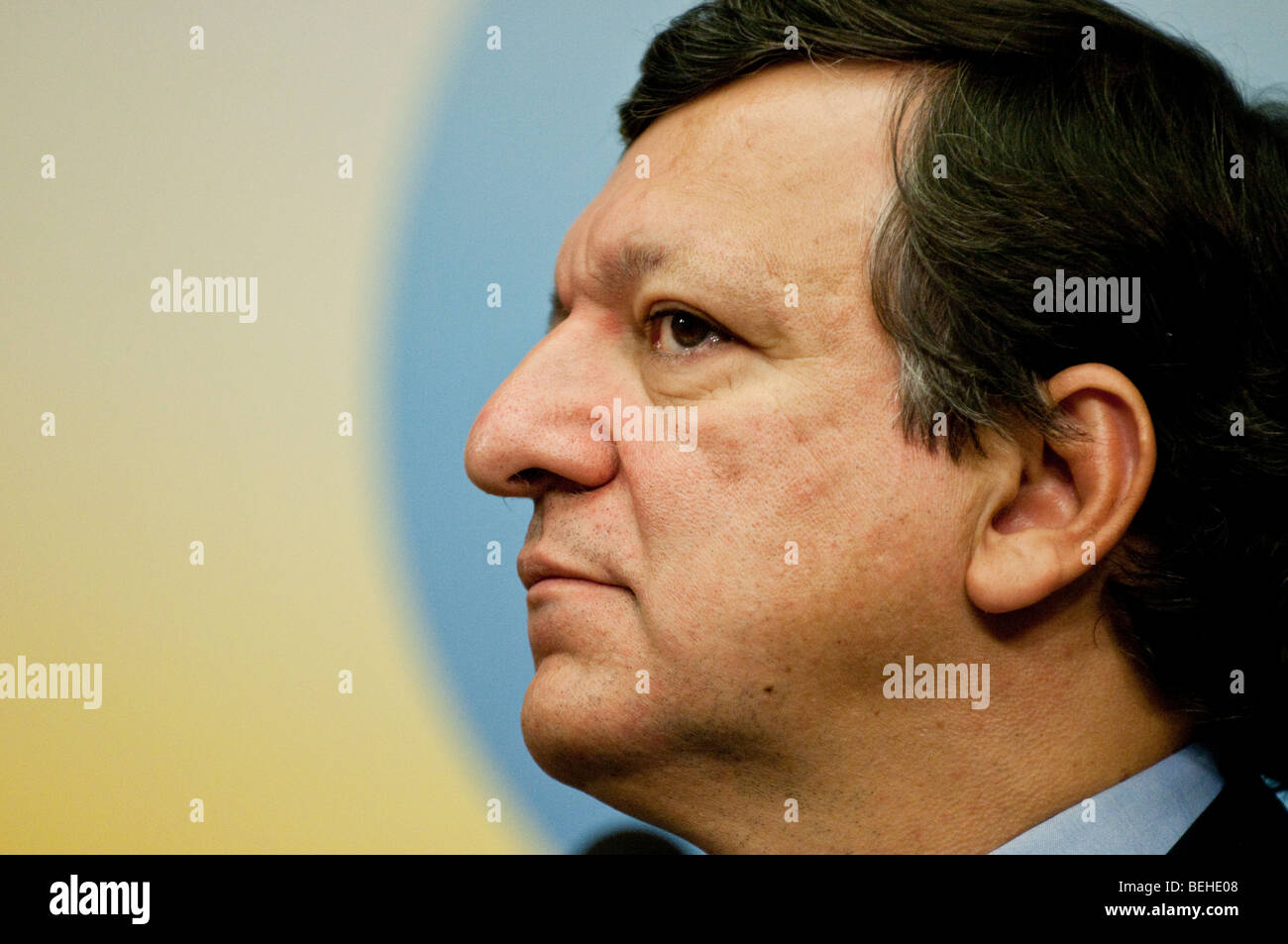 José Manuel Durão Barroso Präsident der Europäischen Kommission Stockfoto