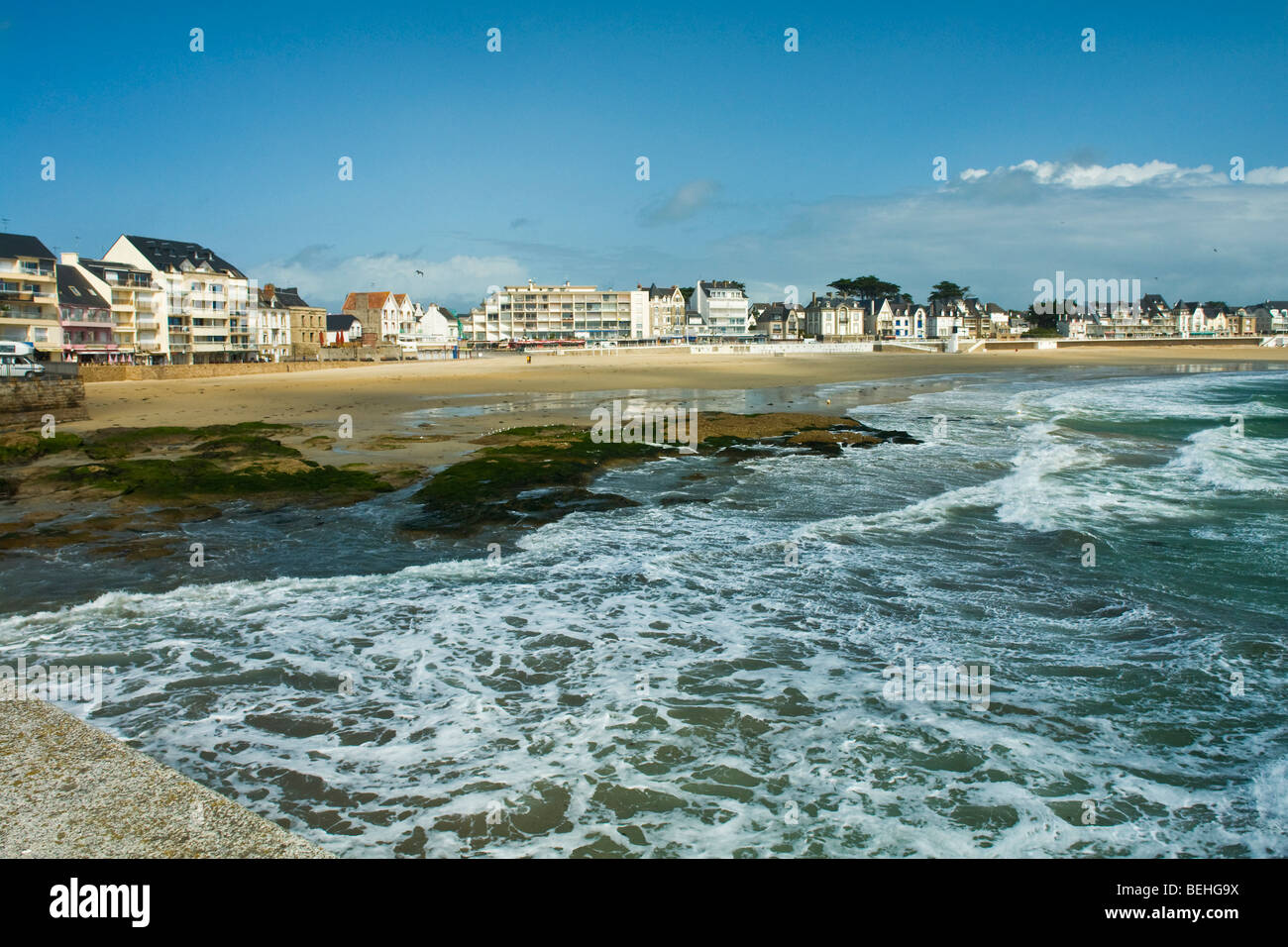 Quiberon Morbihan Frankreich Stockfoto