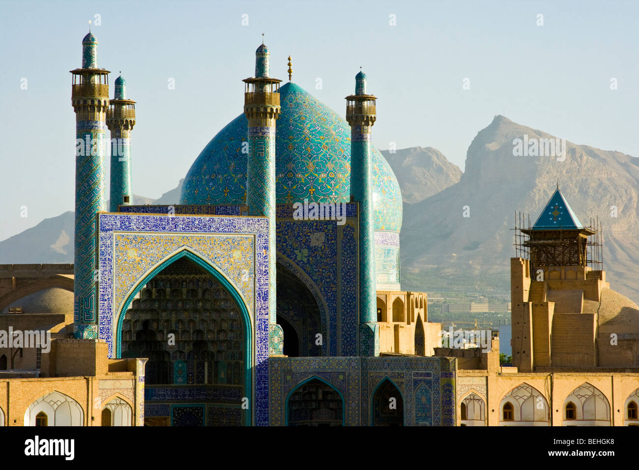 Schah oder Imam-Moschee Imam-Platz in Isfahan, Iran Stockfoto