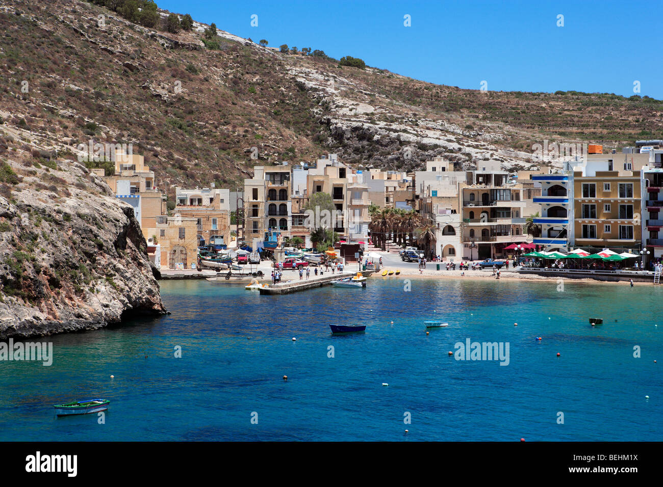 Xlendi, Gozo Stockfoto