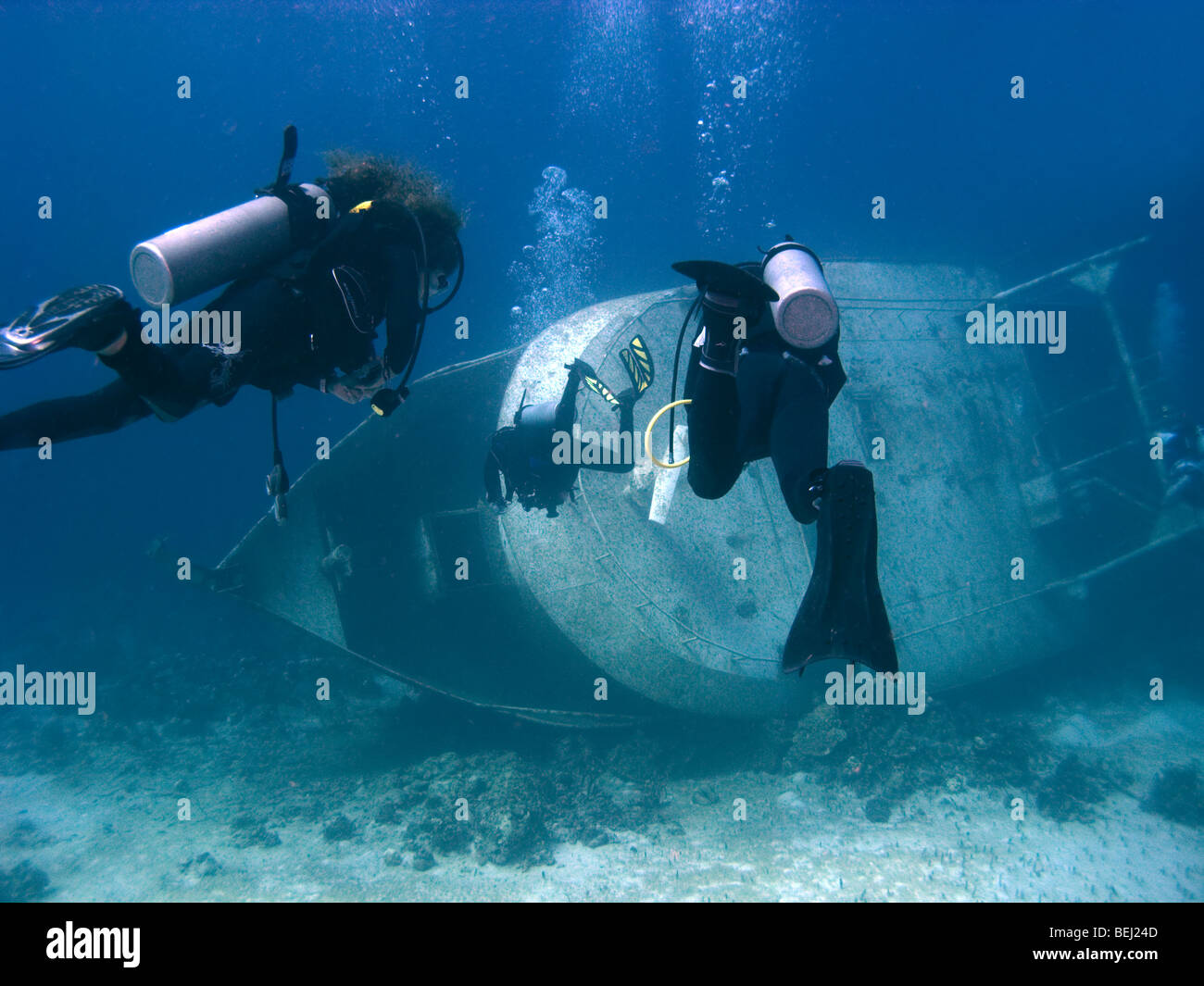 Wrack der Long Island Lady, Nassau, Bahamas Stockfoto