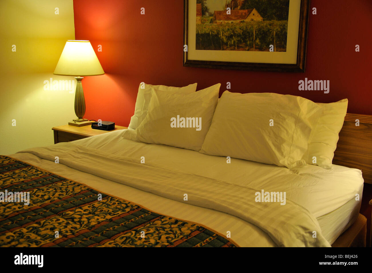 Hotelzimmer Stockfoto
