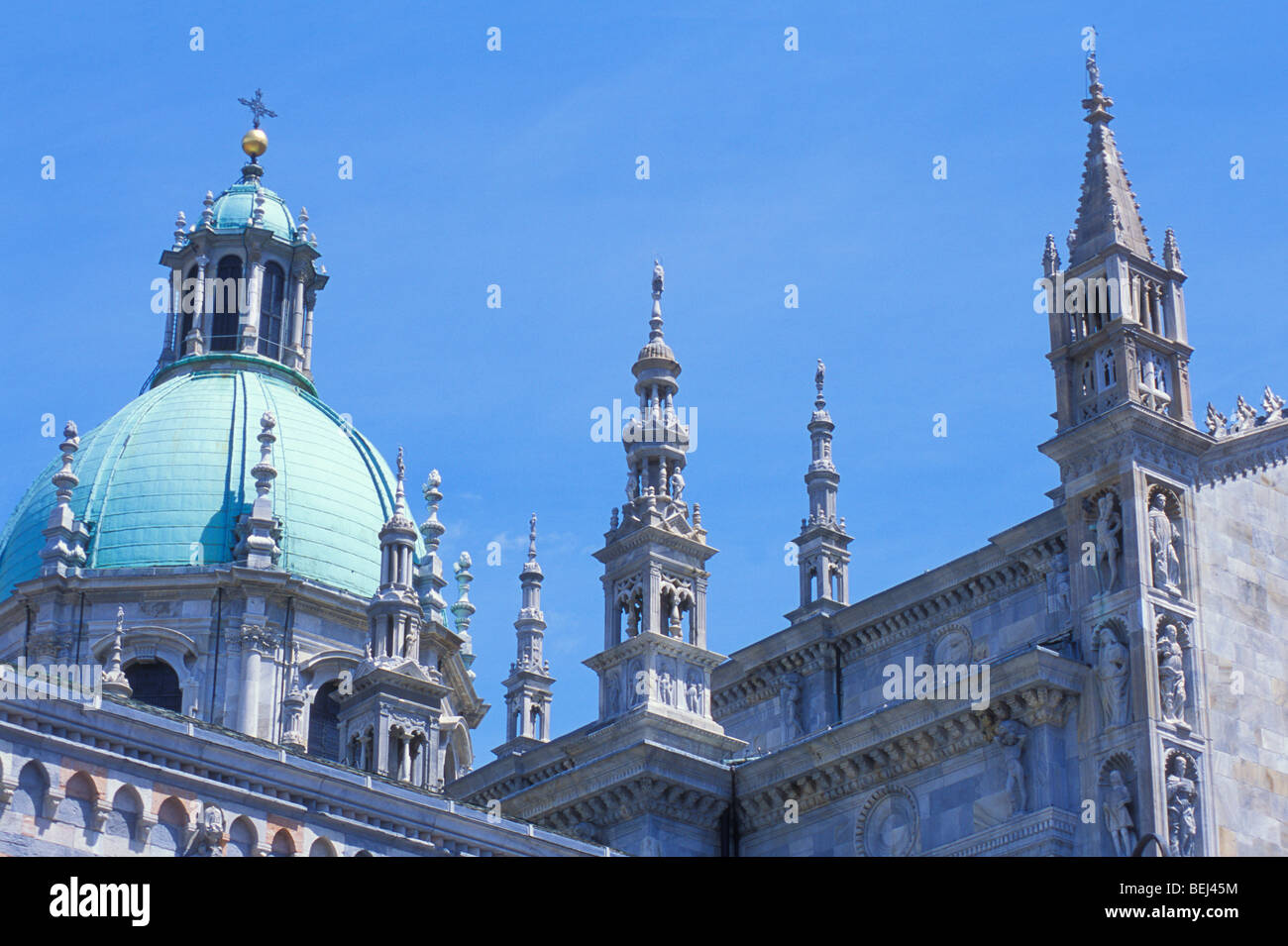 Kathedrale Santa Maria Maggiore in Como, Lombardei, Italien Stockfoto