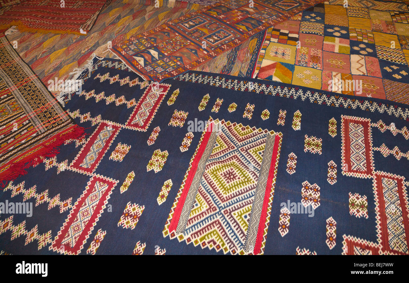 Traditionellen Berberteppiche Marokko Stockfoto
