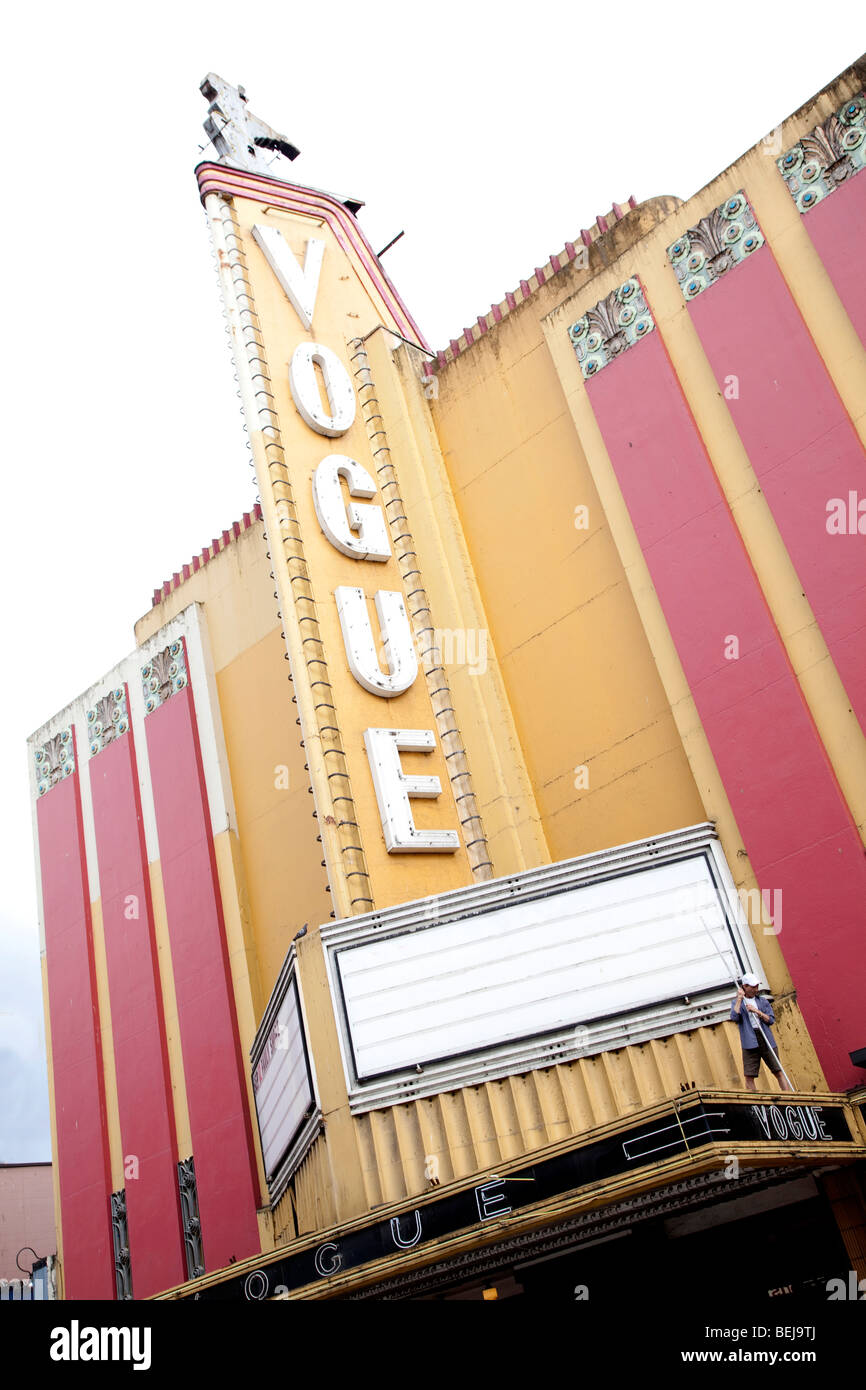 Vogue Theater in Vancouver, Granville street Stockfoto