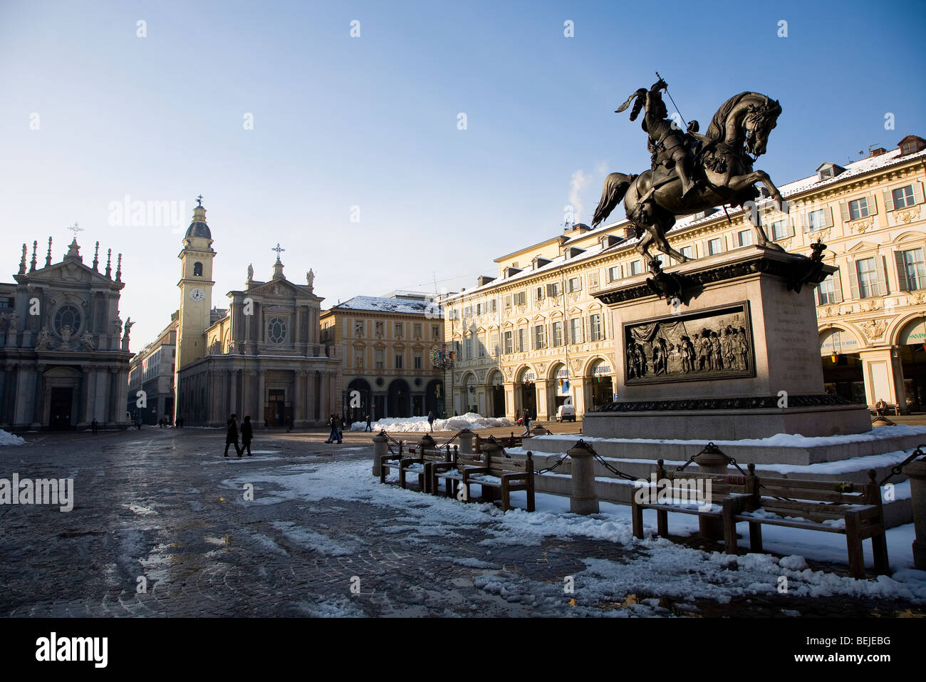 Turin Italien italienische Europa Euro Europäische Stadt winter Stockfoto
