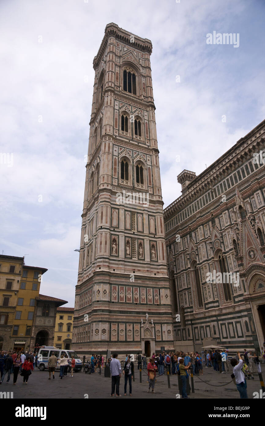 Santa Maria de Fiore Campanile von Giotto Florenz Italien Stockfoto