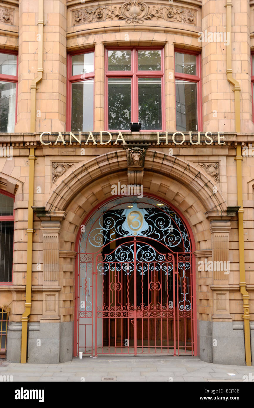 Kanada-Haus in Chepstow Street, Manchester, England, Vereinigtes Königreich. Stockfoto