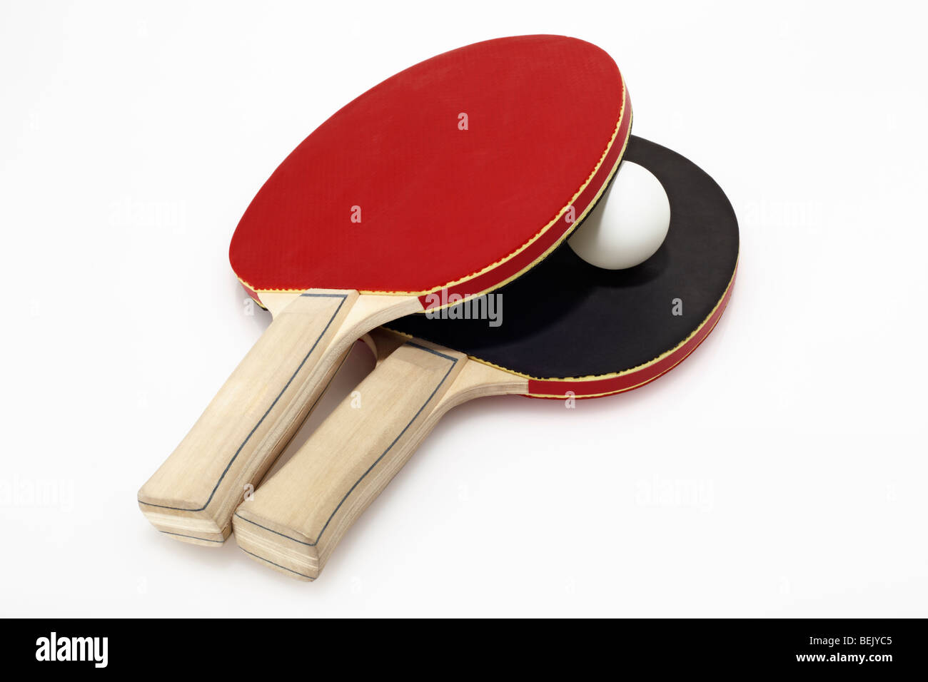 Tischtennisschlaeger Stockfoto