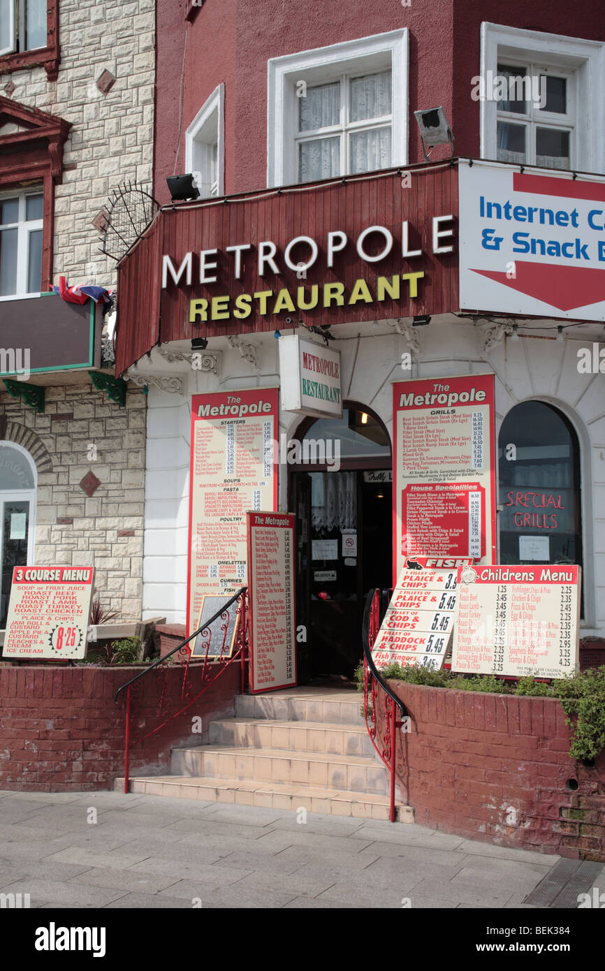 Metropole Restaurant, Marine Parade, Great Yarmouth Stockfoto