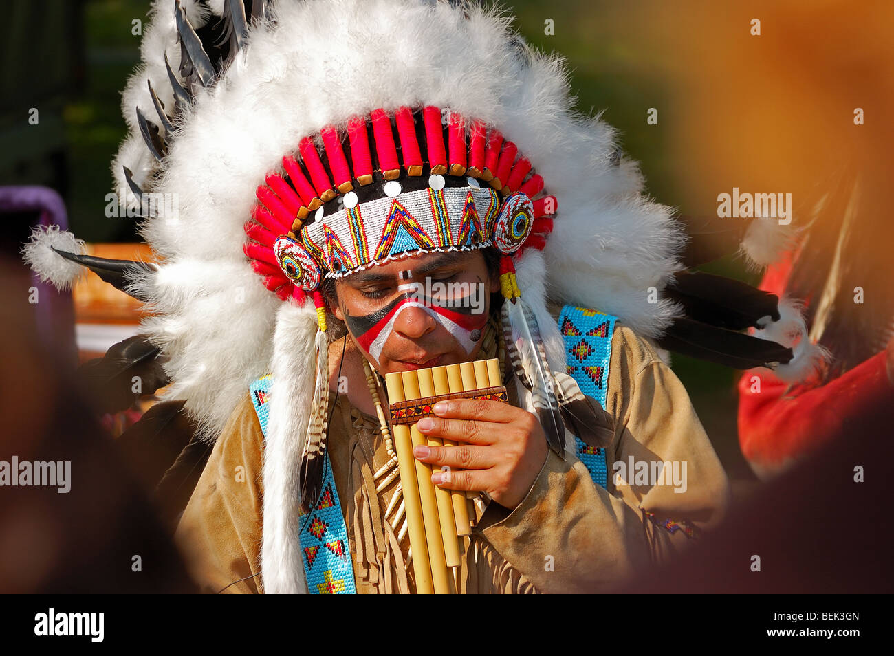 Indianer Folk Musik Stockfoto