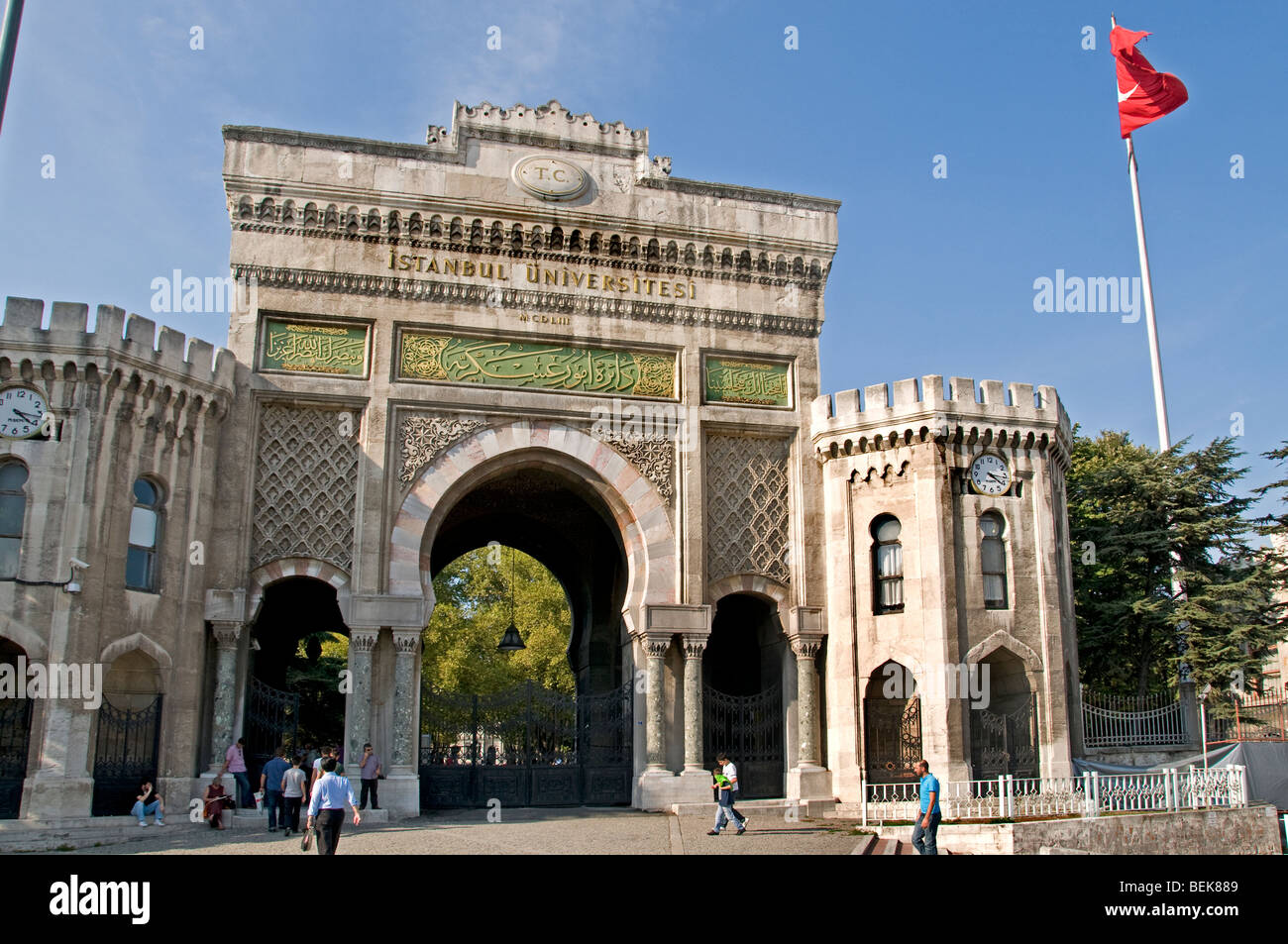 Universität Istanbul Türkei türkische Studenten Stockfoto