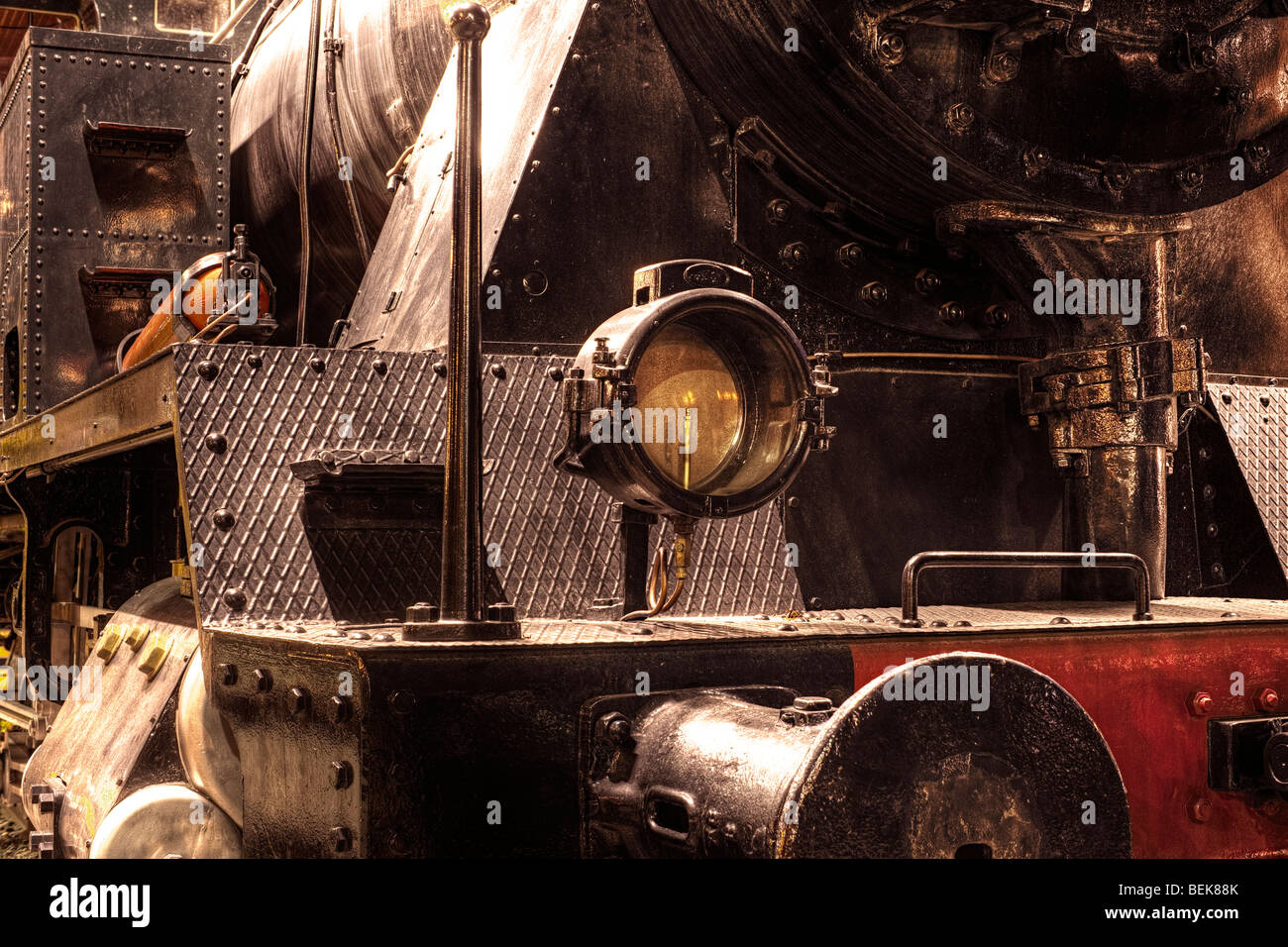 Dampflokomotive Stockfoto