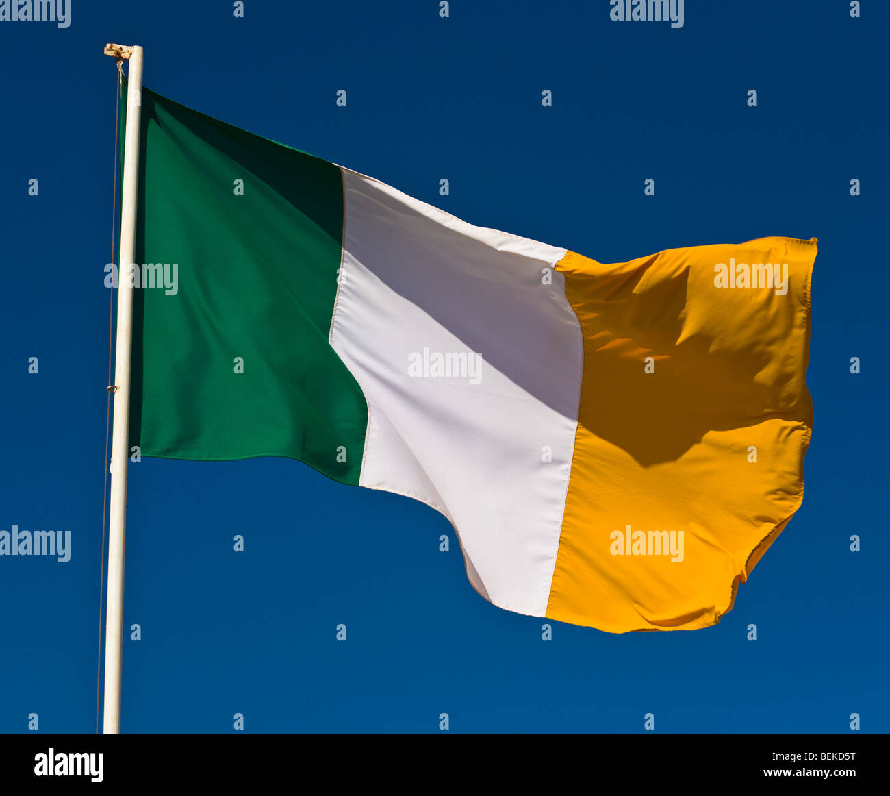 Irische Flagge Stockfoto