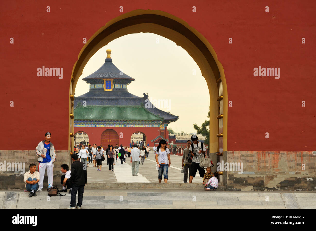 Der Himmelstempel Tiantan Park, Beijing CN Stockfoto