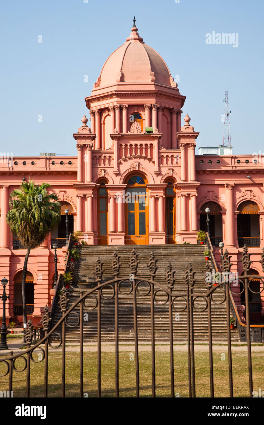 Ahsan Manzil Pink Palace in Dhaka Bangladesch Stockfoto