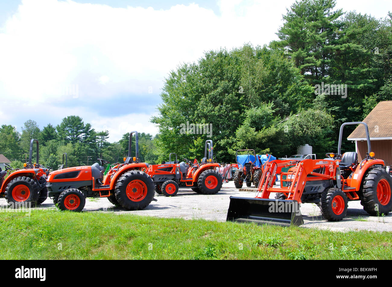 Landwirtschaftliche Maschinen Stockfoto