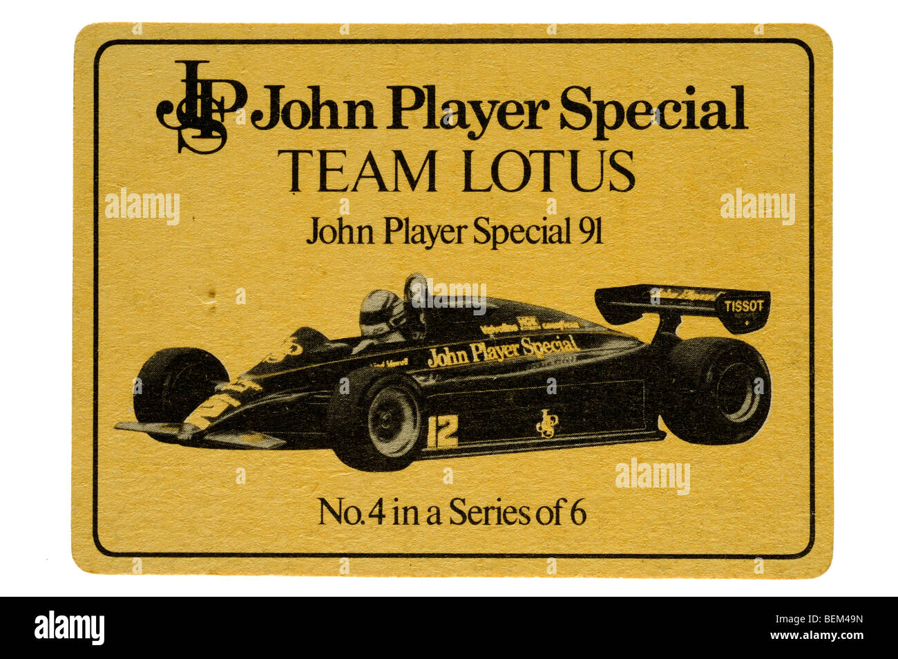 JPS John Player special Team lotus Stockfoto