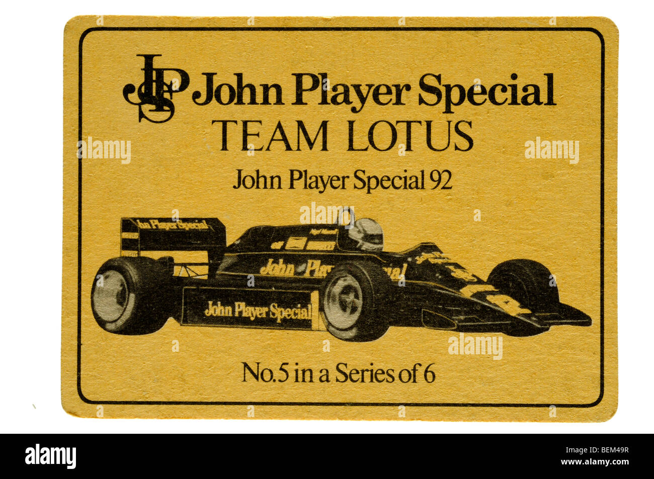 JPS John Player special Team lotus Stockfoto