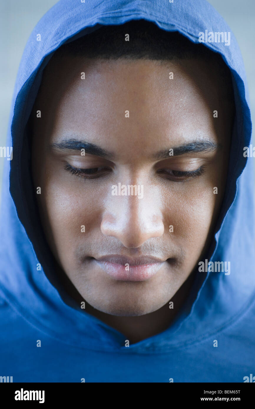 Porträt eines jungen Mannes Stockfoto