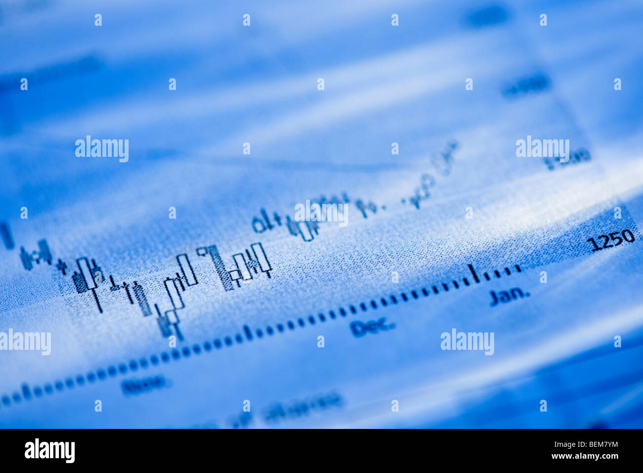 Banking-Diagramme Stockfoto