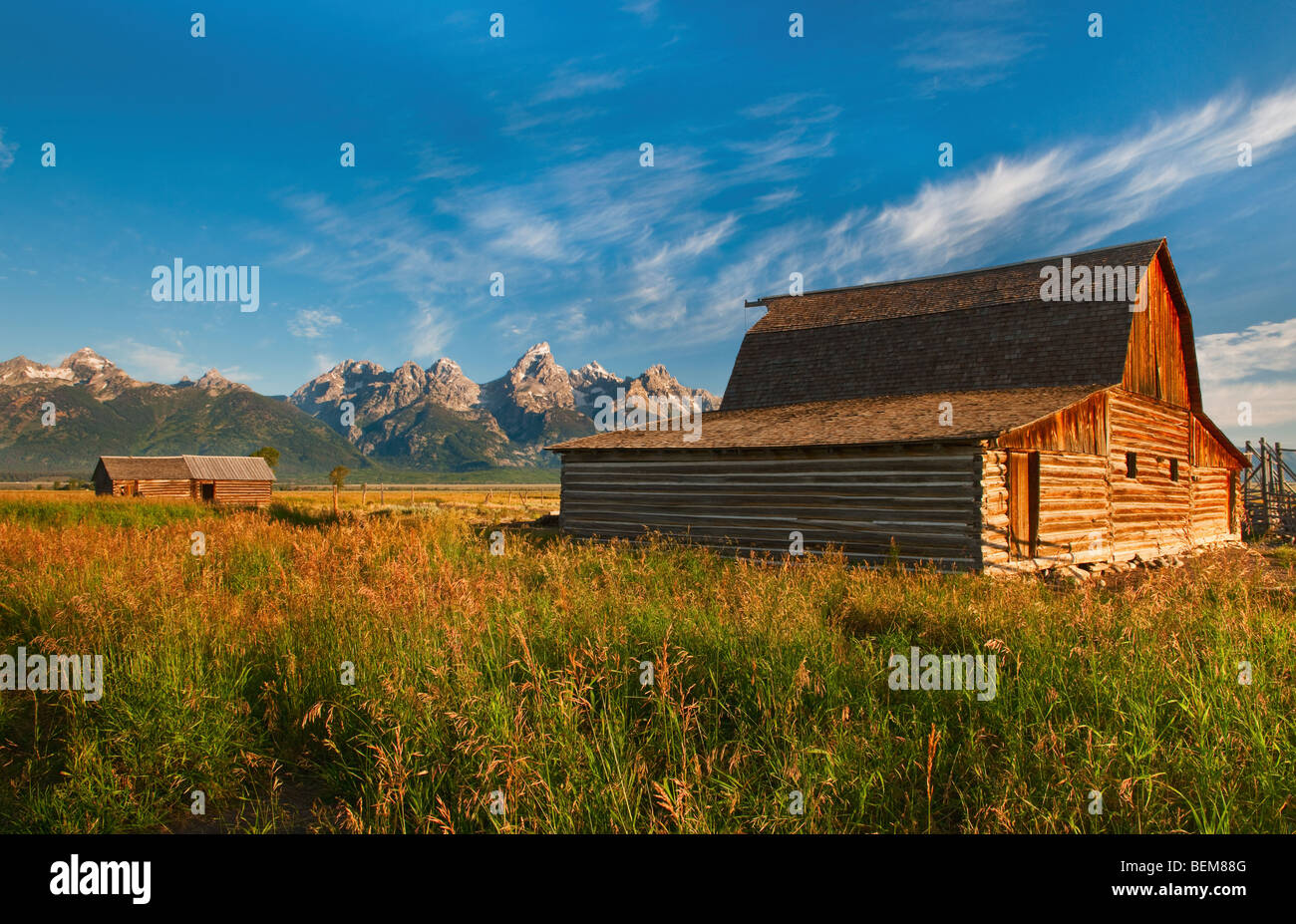 Grand Teton Nationalpark Stockfoto