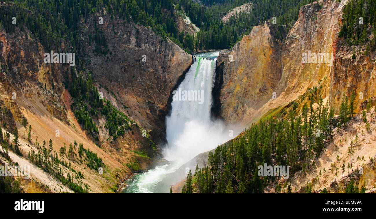 Aussichtsberg Wasserfälle Stockfoto