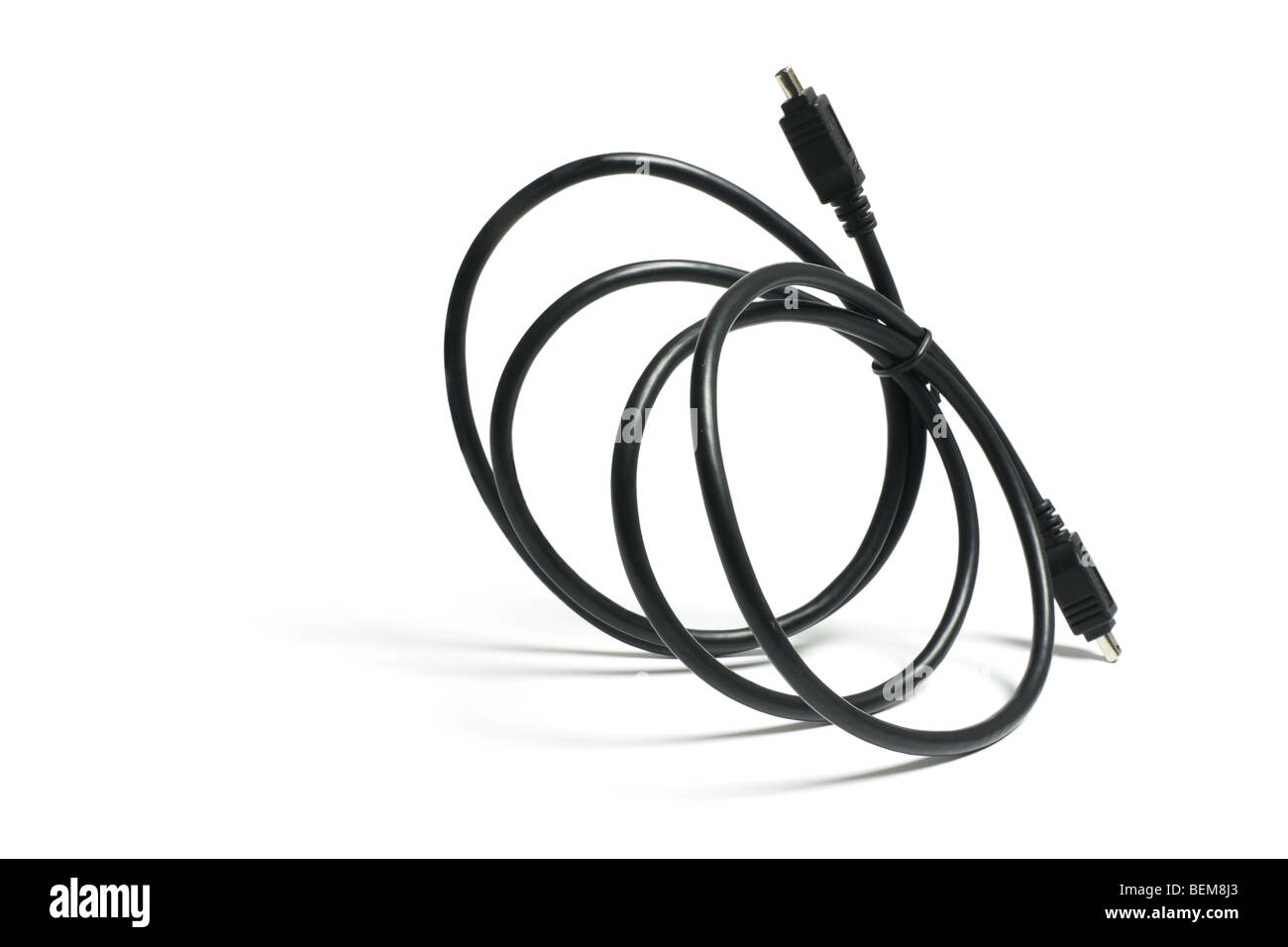 FireWire-Kabel Stockfoto