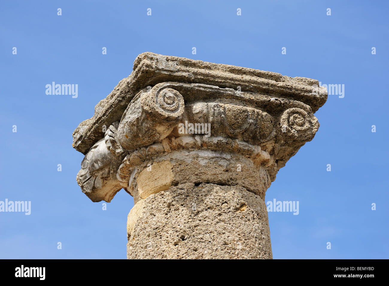 Baelo Claudia Tarifa Roman Ruinen-Ausgrabungsstätte Stockfoto