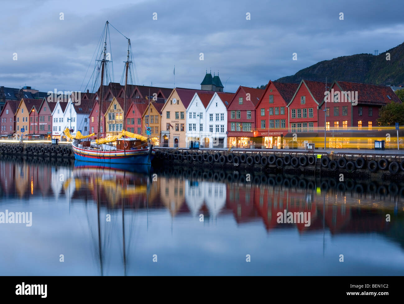 Norwegische Fjorde, Norwegen, Skandinavien, Europa Stockfoto