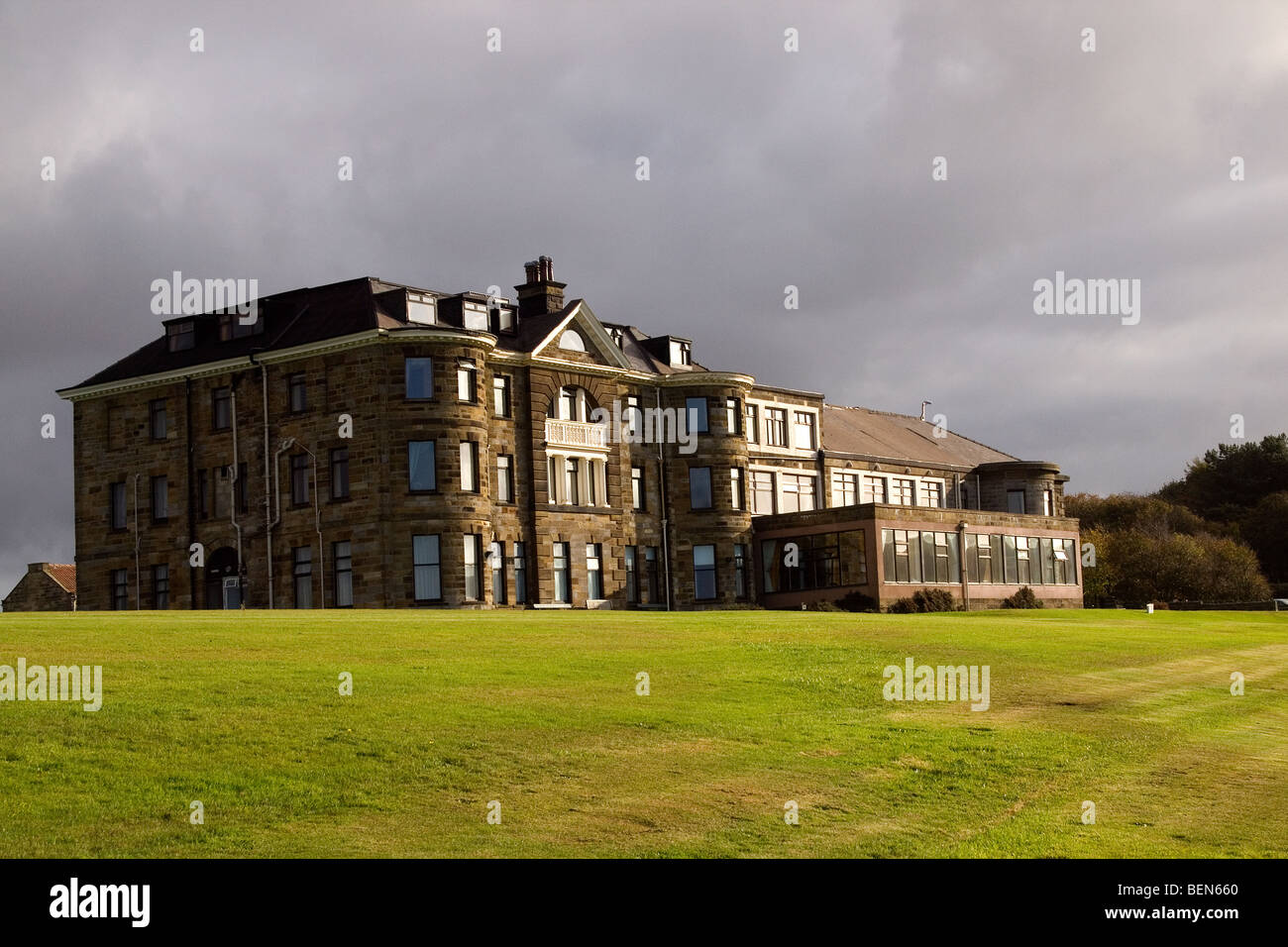 Raven Hall Hotel in North Yorkshire Ravenscar Stockfoto