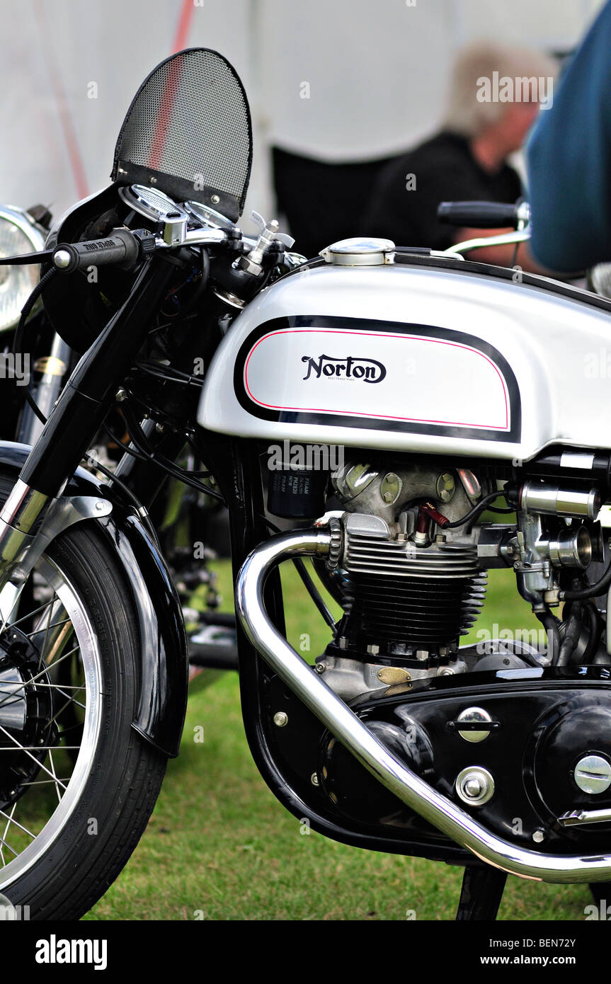 Norton Motorrad Fenman Classic Bike Show, Wimbotsham Norfolk Stockfoto
