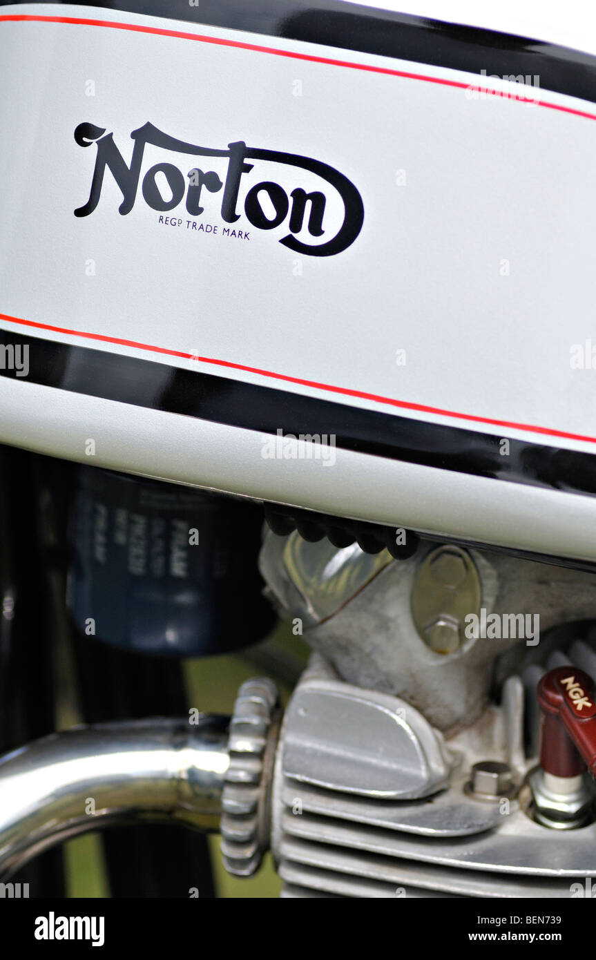 Norton Motorrad Fenman Classic Bike Show, Wimbotsham Norfolk Stockfoto