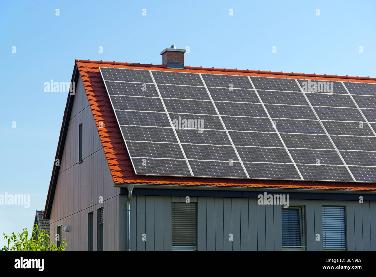 Solaranlage - Solaranlage 23 Stockfoto