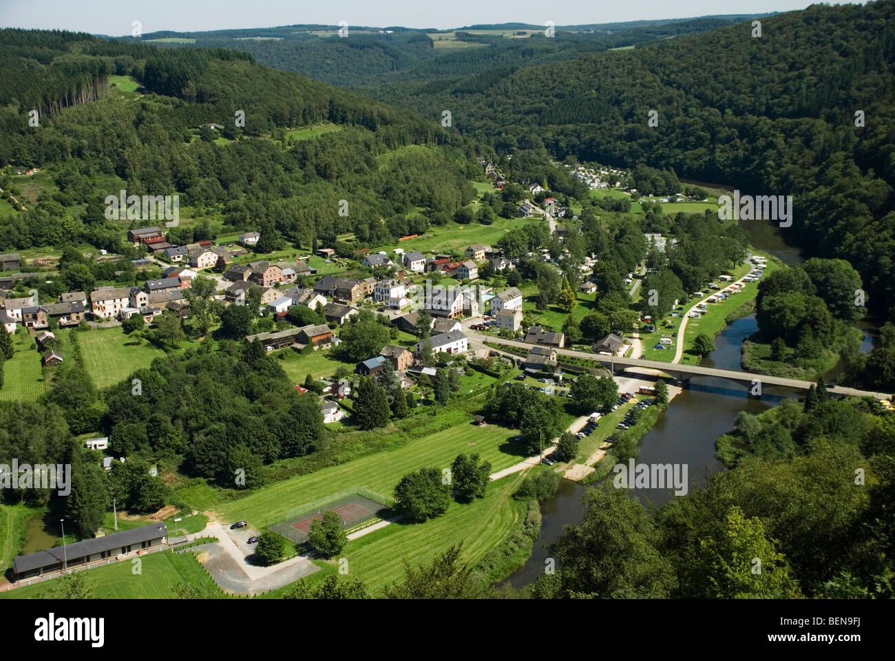 Poupehan in den Ardennen, Belgien Stockfoto