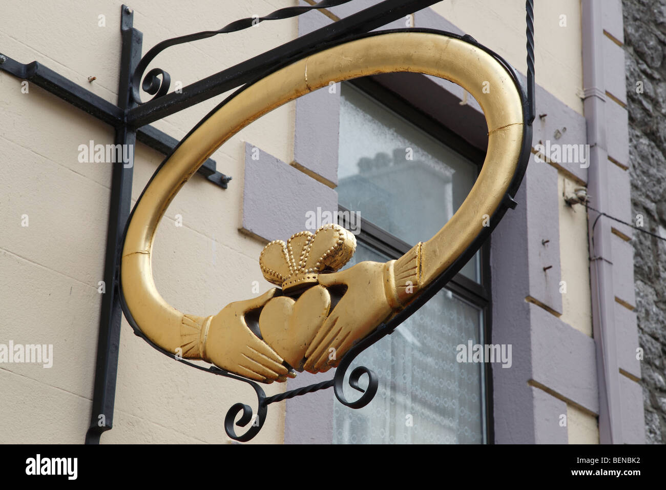 Thomas Dillon Claddagh Gold Shop in Galway, Irland Stockfoto