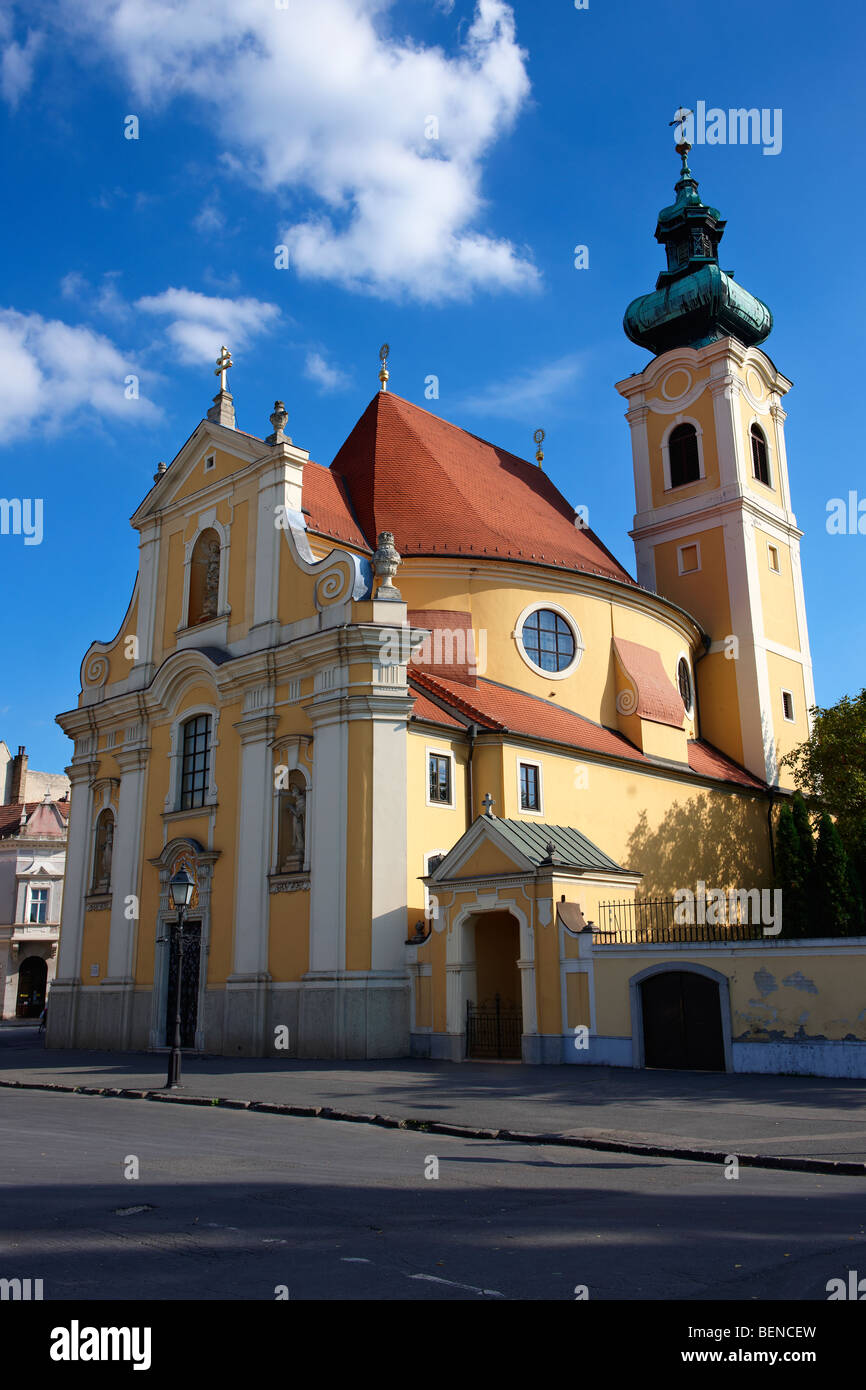 Carmelite Kirche - (Győr) Györ Ungarn Stockfoto