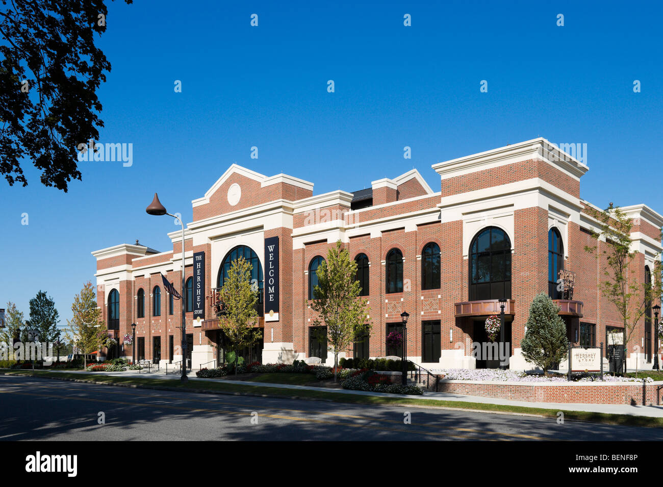 Das Hershey-Story-Museum auf Schokolade Avenue, Hershey, Pennsylvania, USA Stockfoto