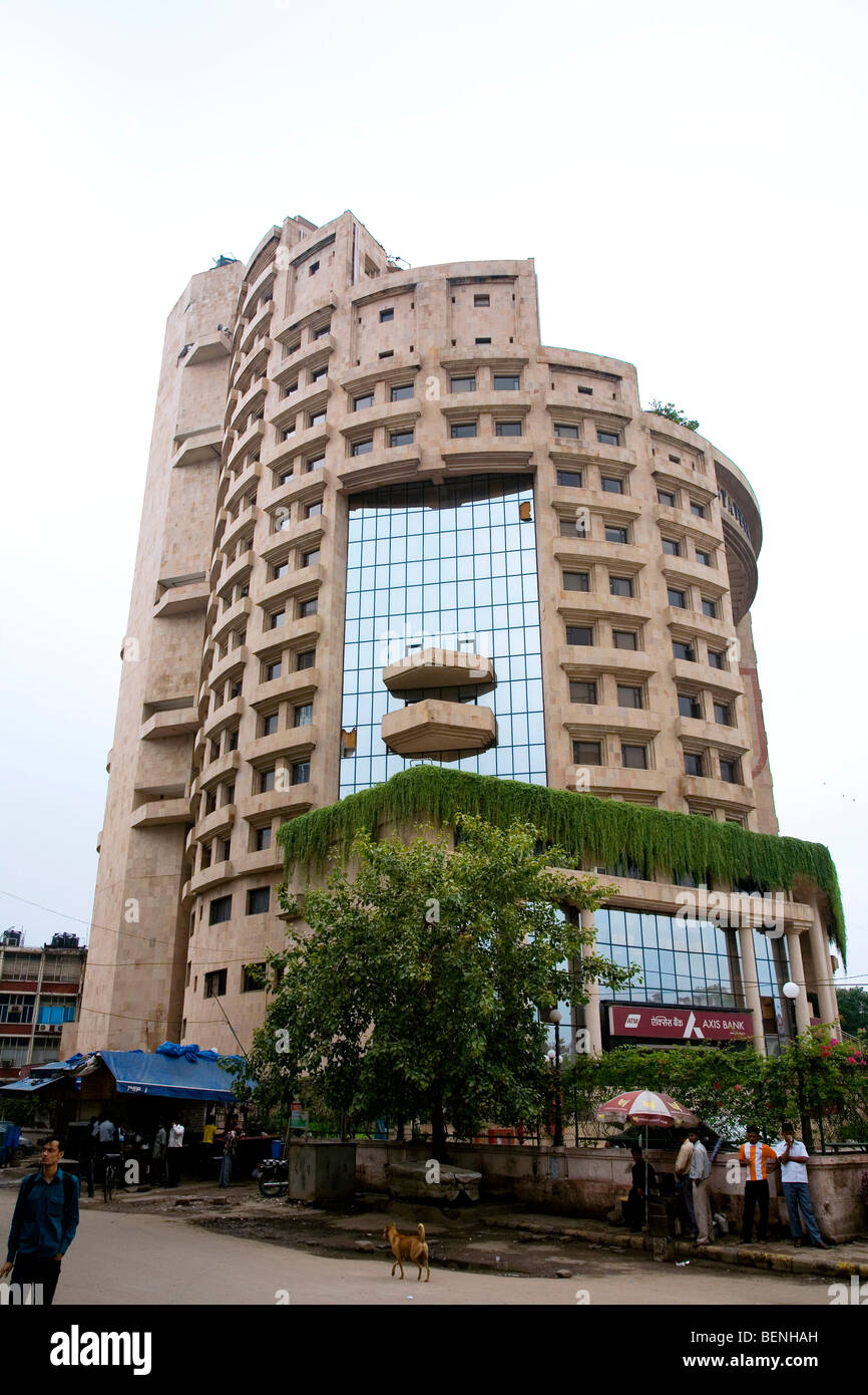 Staatsmann-Haus die kommerziellen und finanziellen Bezirk von Neu-Delhi in Connaught Place Delhi Indien Stockfoto